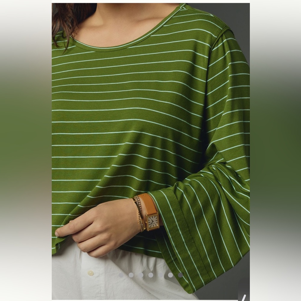 Anthropologie East West Long Sleeve Top EUC